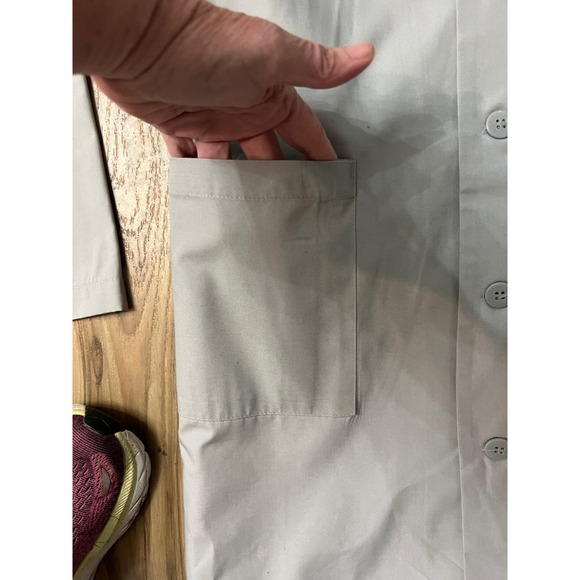 Adar Lab Coat Professional Workwear Uniform Tan Size 42 - Picture 2 of 15